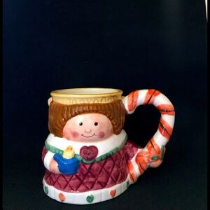 CERAMIC FIGURAL ANGEL MUG